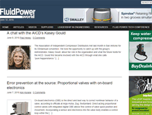 Tablet Screenshot of fluidpowerworld.com